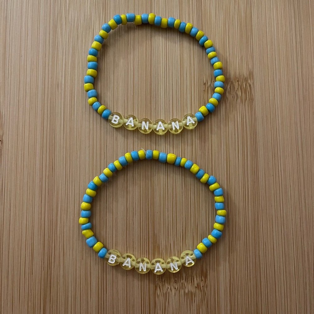 Minion Inspired Banana Bracelet